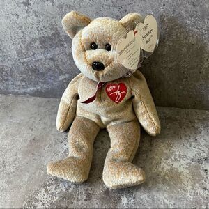 1999 Signature Bear Ty Beanie Baby NEW Vintage 90s